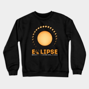 TOTAL ECLIPSE 2024 MOON TIME Crewneck Sweatshirt